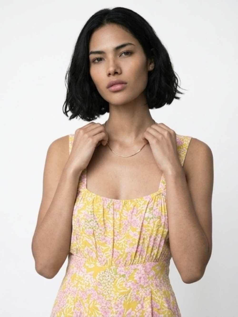 WOMEN’s FAITHFUL THE BRAND FLORAL
ROMPER WIDE LEG BOHO‎ RESORT VACATION GARDEN